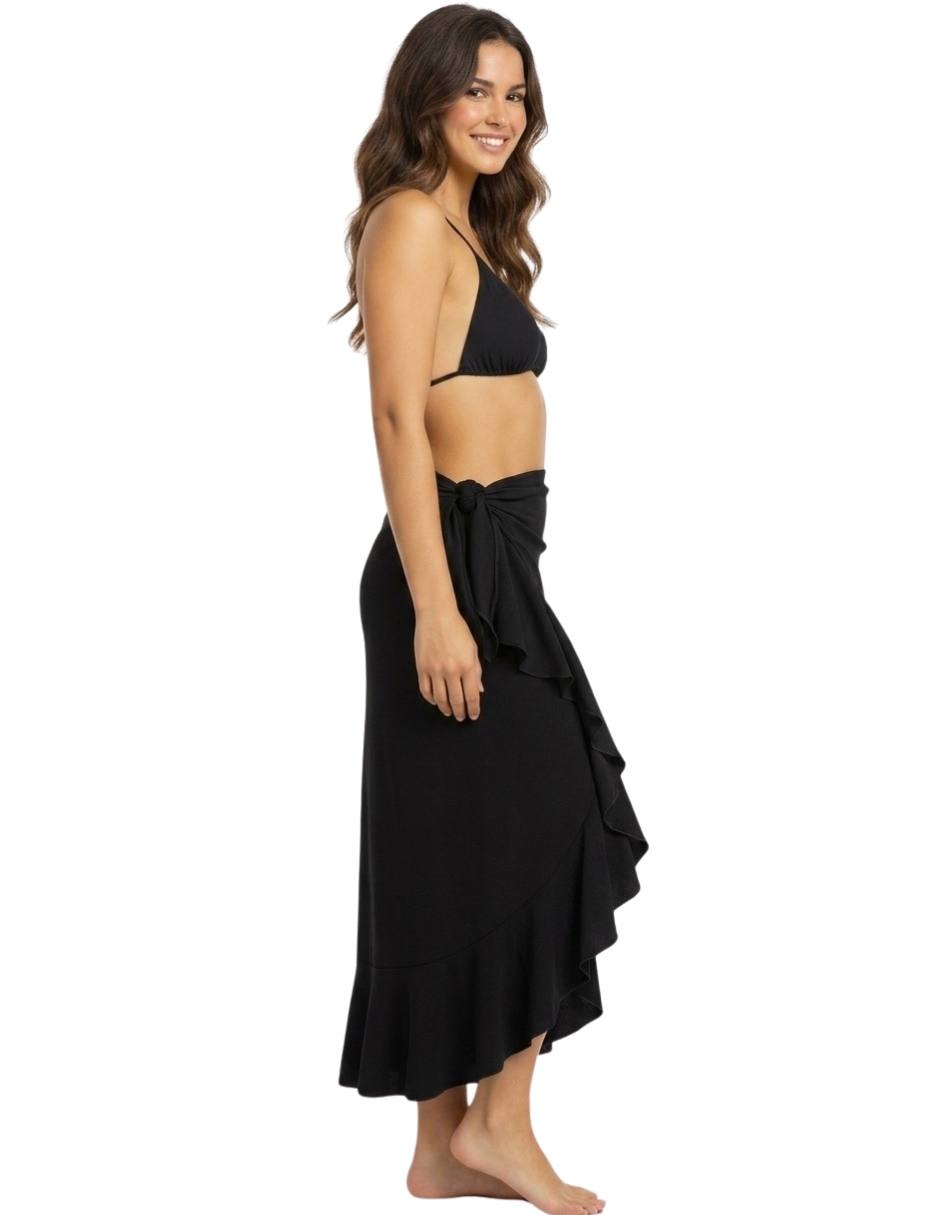 Salida de playa falda Twist Side para mujer