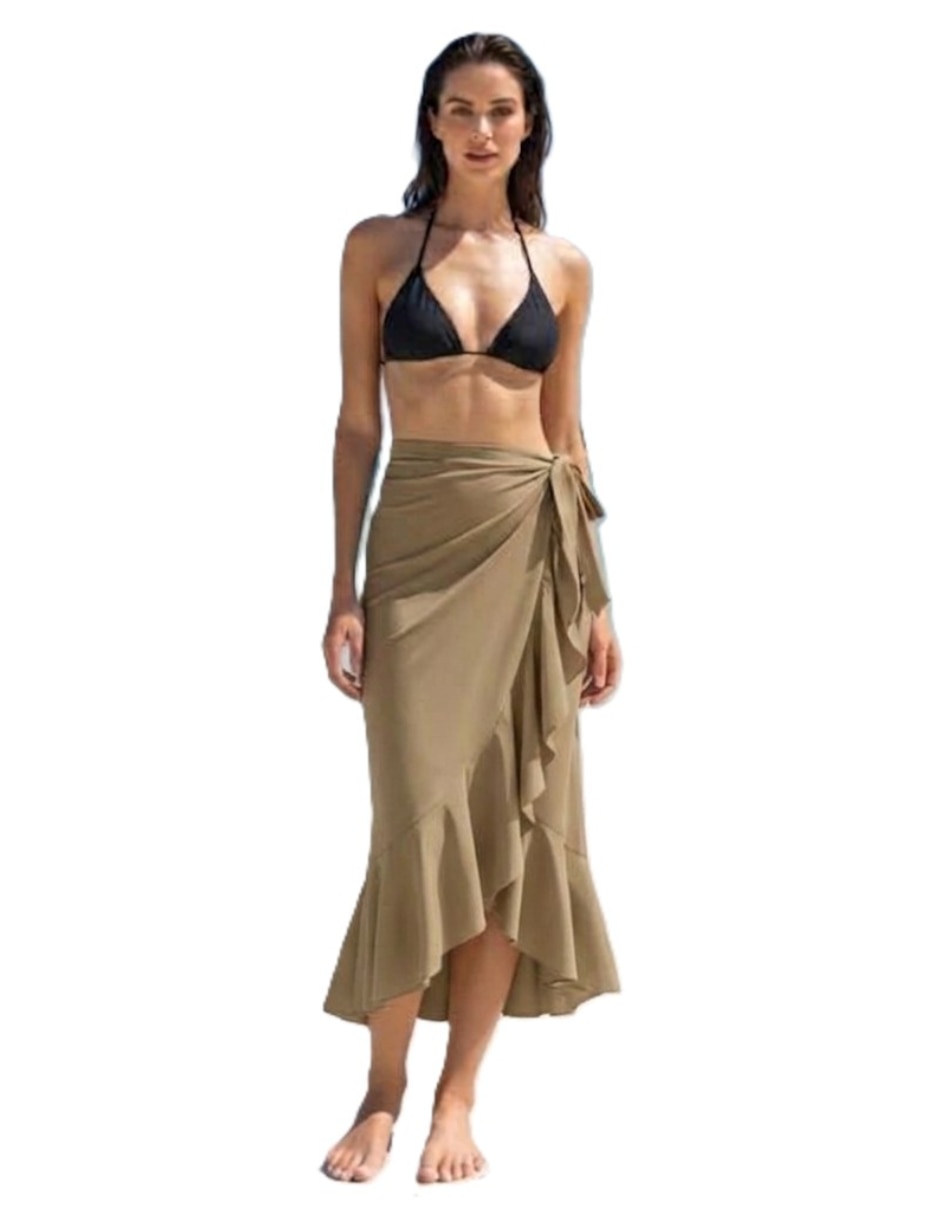 Salida de playa falda Twist Side para mujer