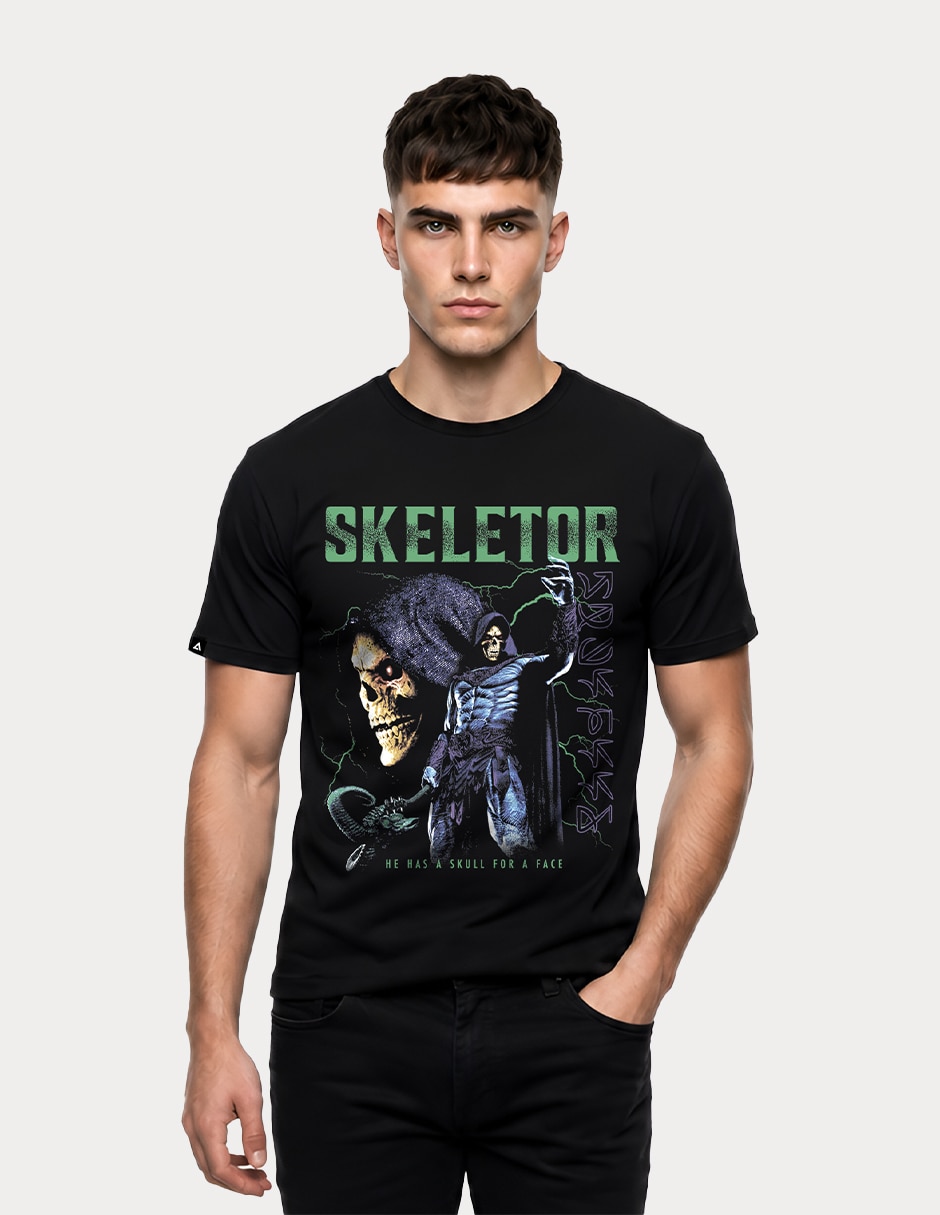 Playera mattel masters of the universe cuello redondo para hombre