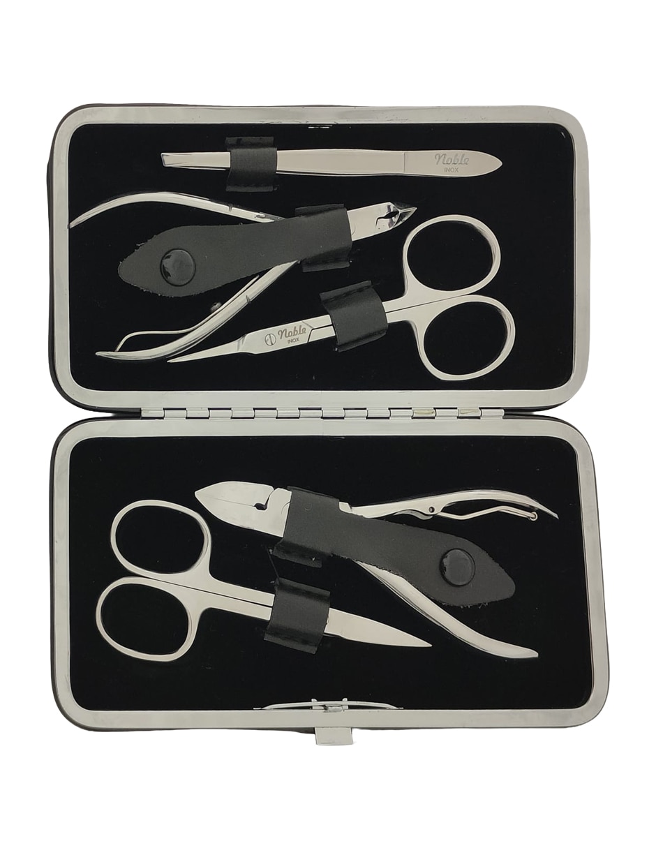 Set manicure y pedicure manual de acero inoxidable con 5 piezas Set manicure y pedicure manual de acero inoxidable con 5 piezas