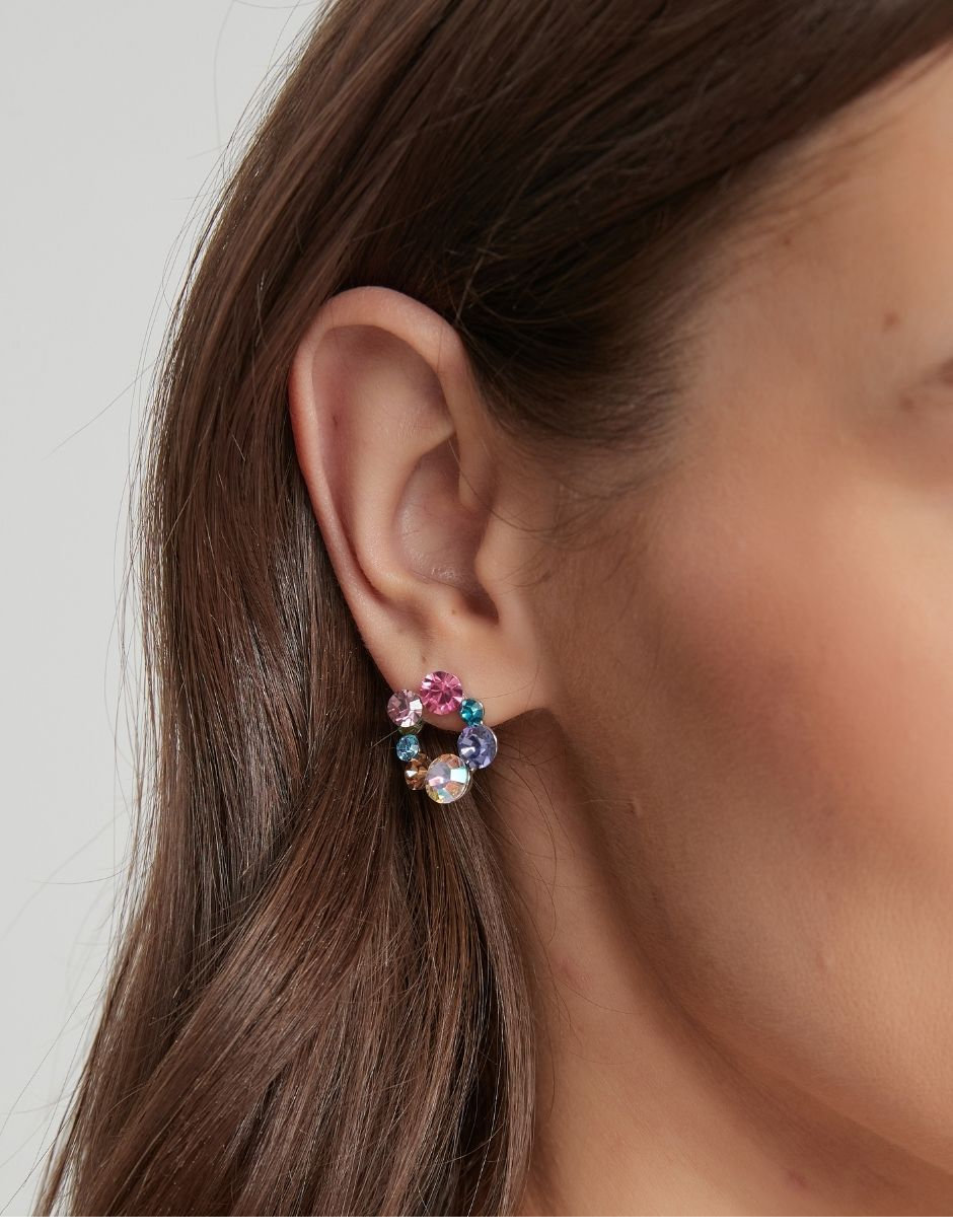 Aretes Mayfer Joyeria de oro laminado