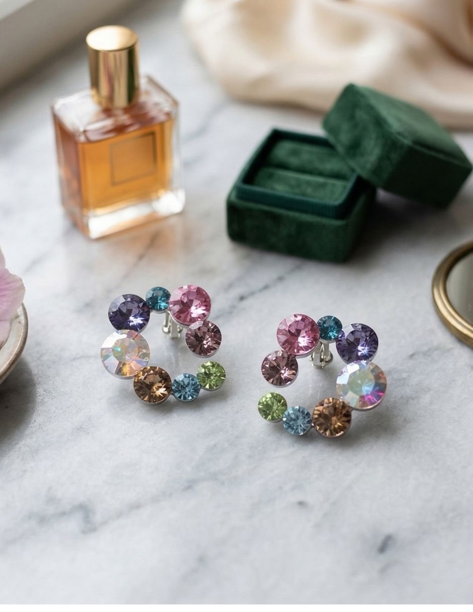 Aretes Mayfer Joyeria de oro laminado