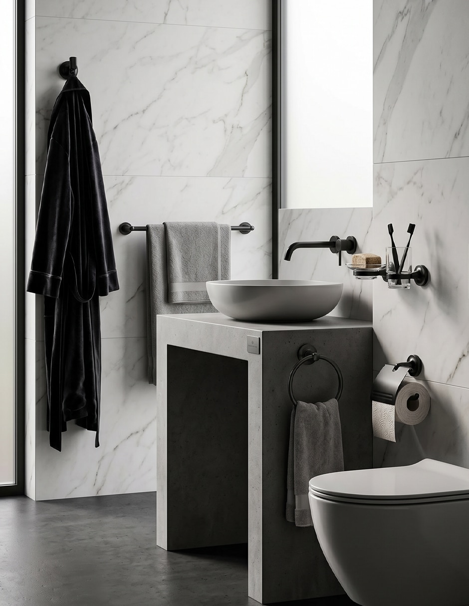 Juego de accesorios para baño 6 piezas 2