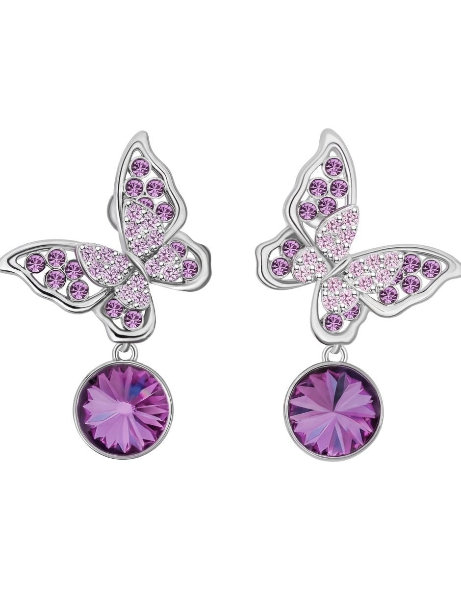 Aretes cortos Mayfer Joyería Aretes de oro laminado