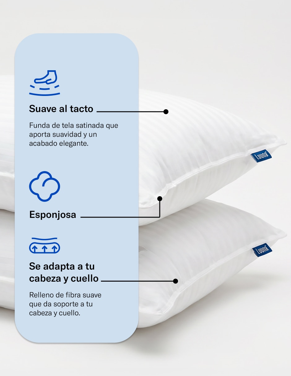 Almohada Luuna firmeza suave