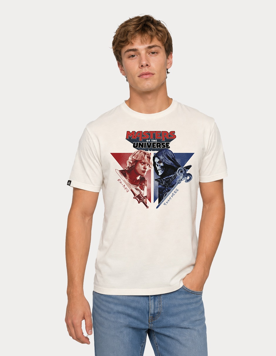 Playera mattel masters of the universe cuello redondo para hombre
