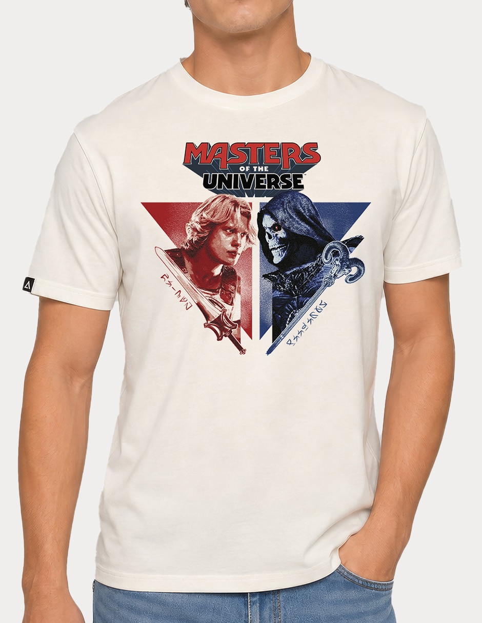 Playera mattel masters of the universe cuello redondo para hombre