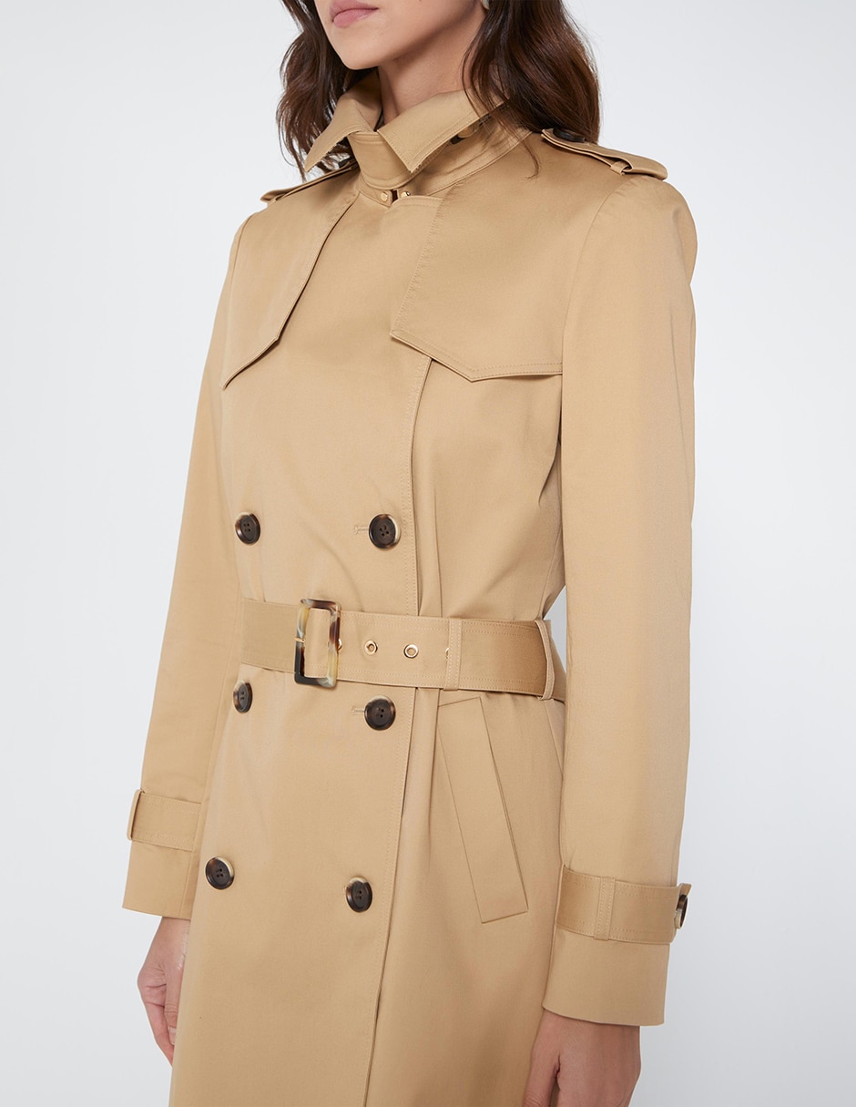 Gabardina con bolsillos Studio F para mujer