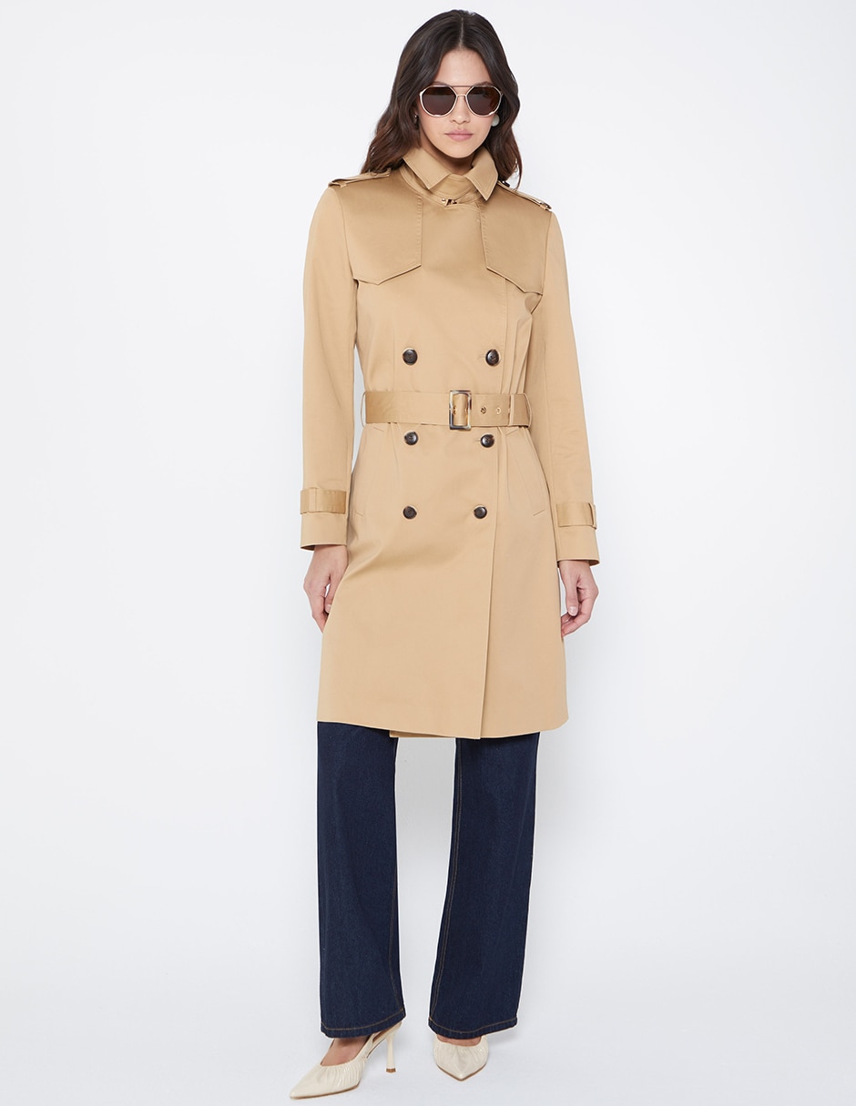 Gabardina con bolsillos Studio F para mujer