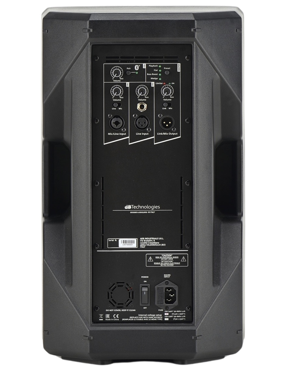 Bocina db technologies kl 10 bafle 2 vías clase d