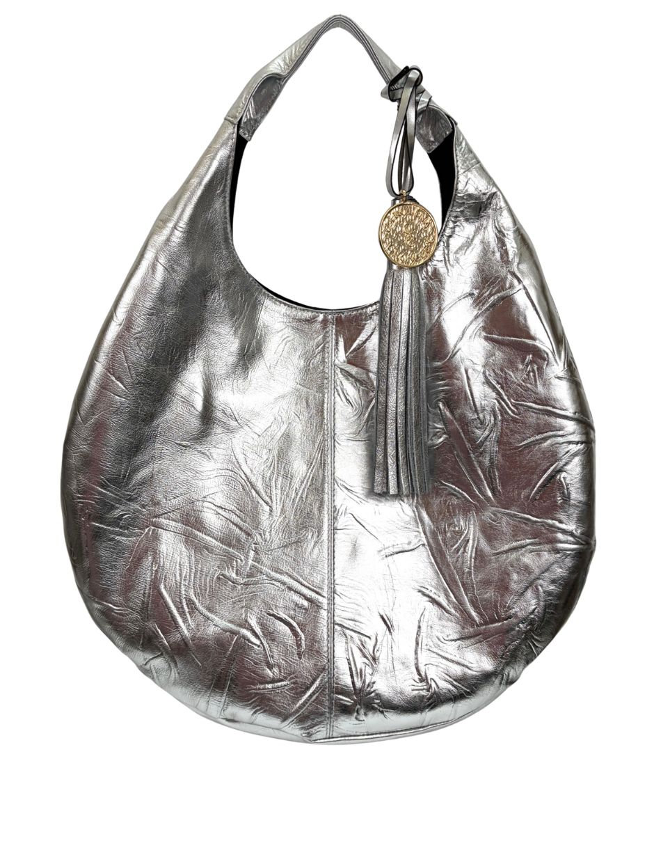 Bolsa Hobo Carolina Crowley de piel para mujer