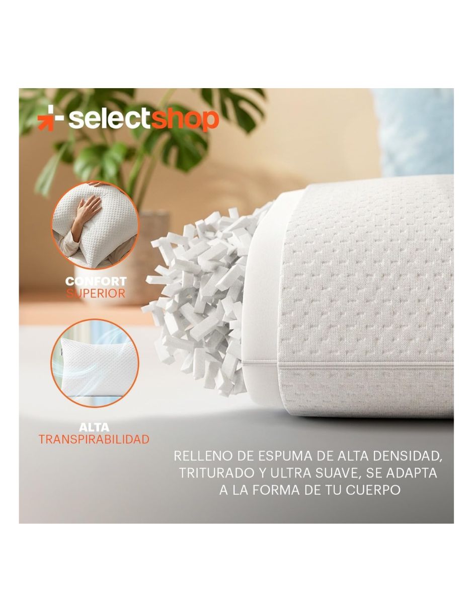 Set almohada ortopédica de Memory Foam firmeza medio 2