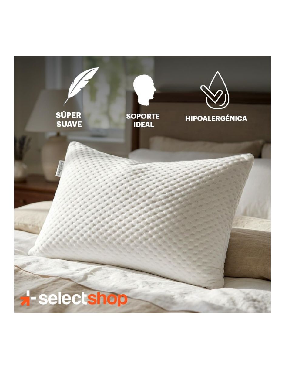 Set almohada ortopédica de Memory Foam firmeza medio 3