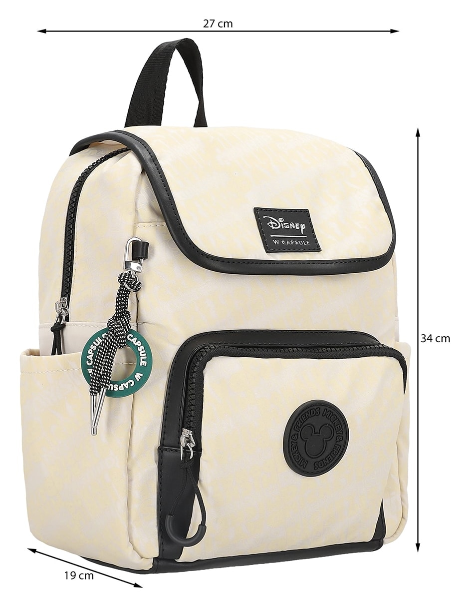 Mochila casual mickey and friends w capsule match point para mujer