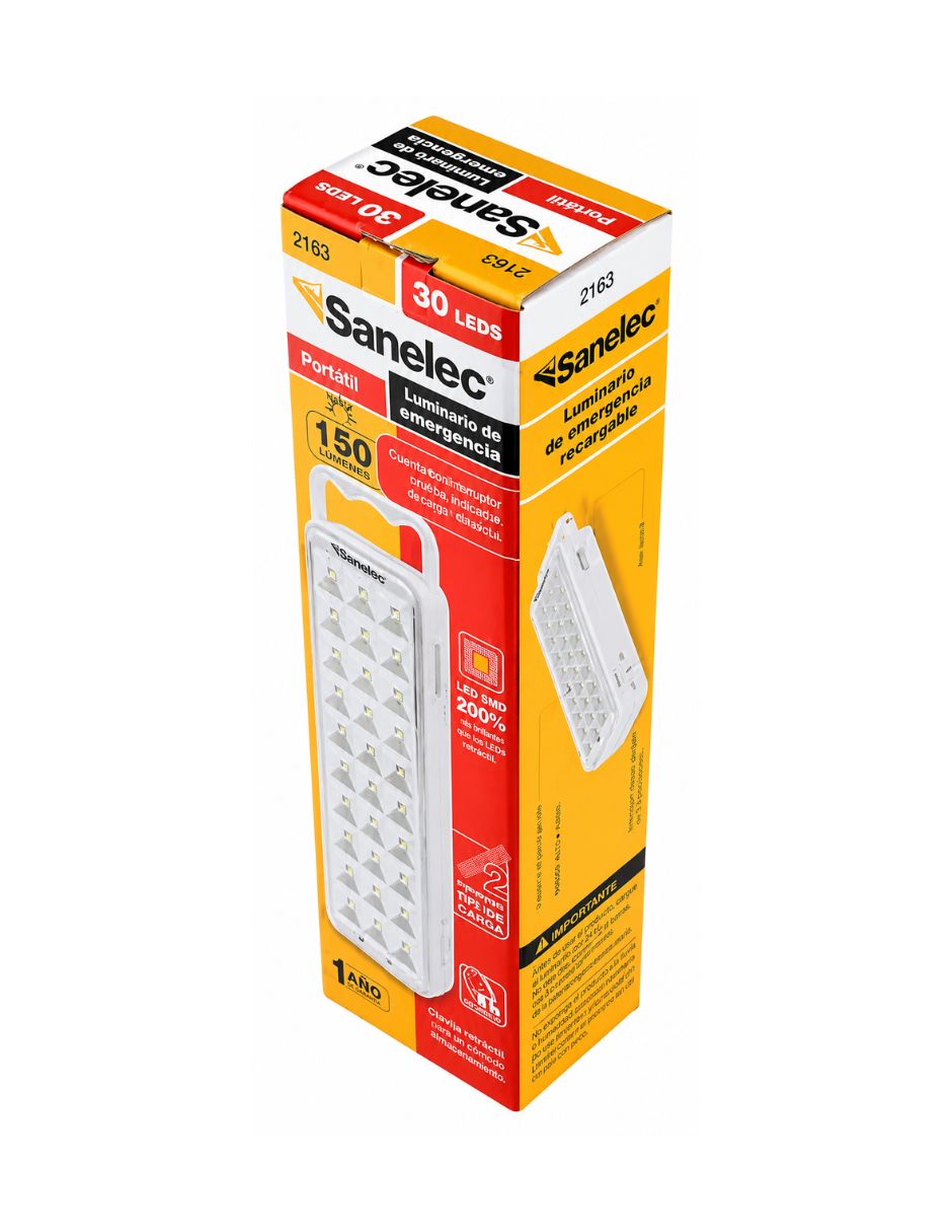 Lámpara recargable Sanelec led De Emergencia