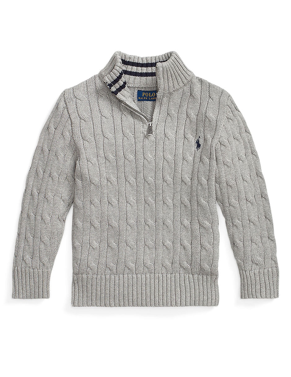 Suéter trenzado Polo Ralph Lauren para niño 3