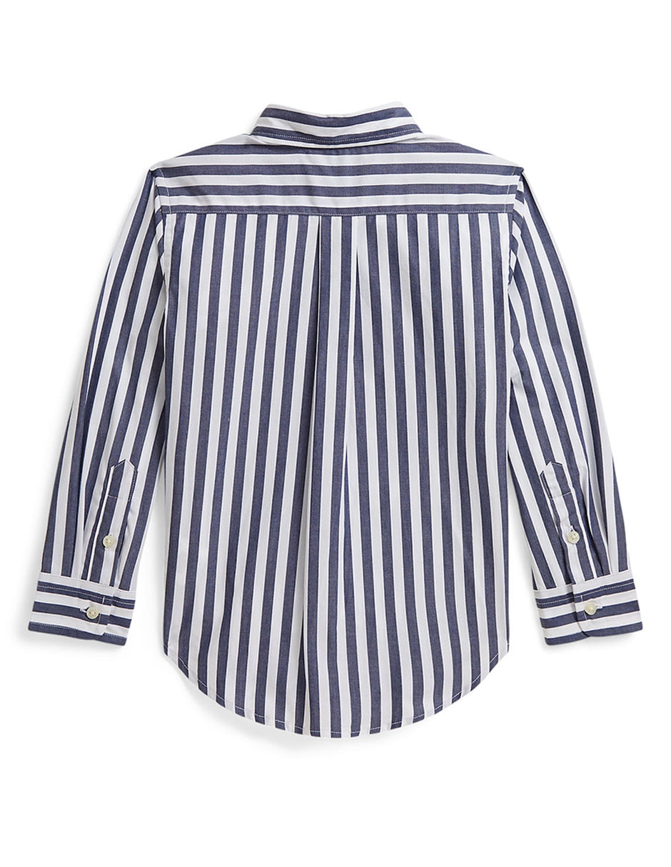 Camisa de algodón manga larga para niño 2