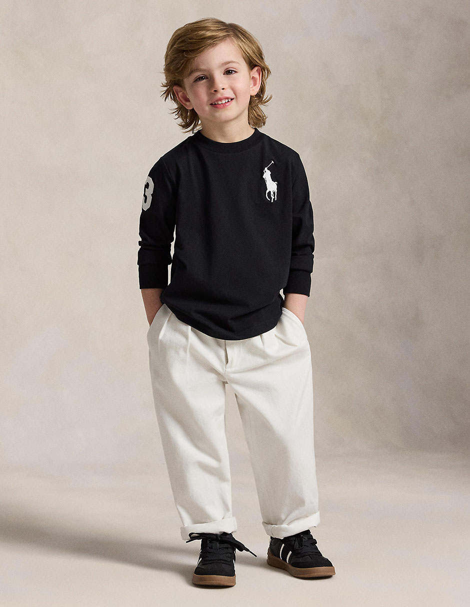 Playera manga larga para niño
