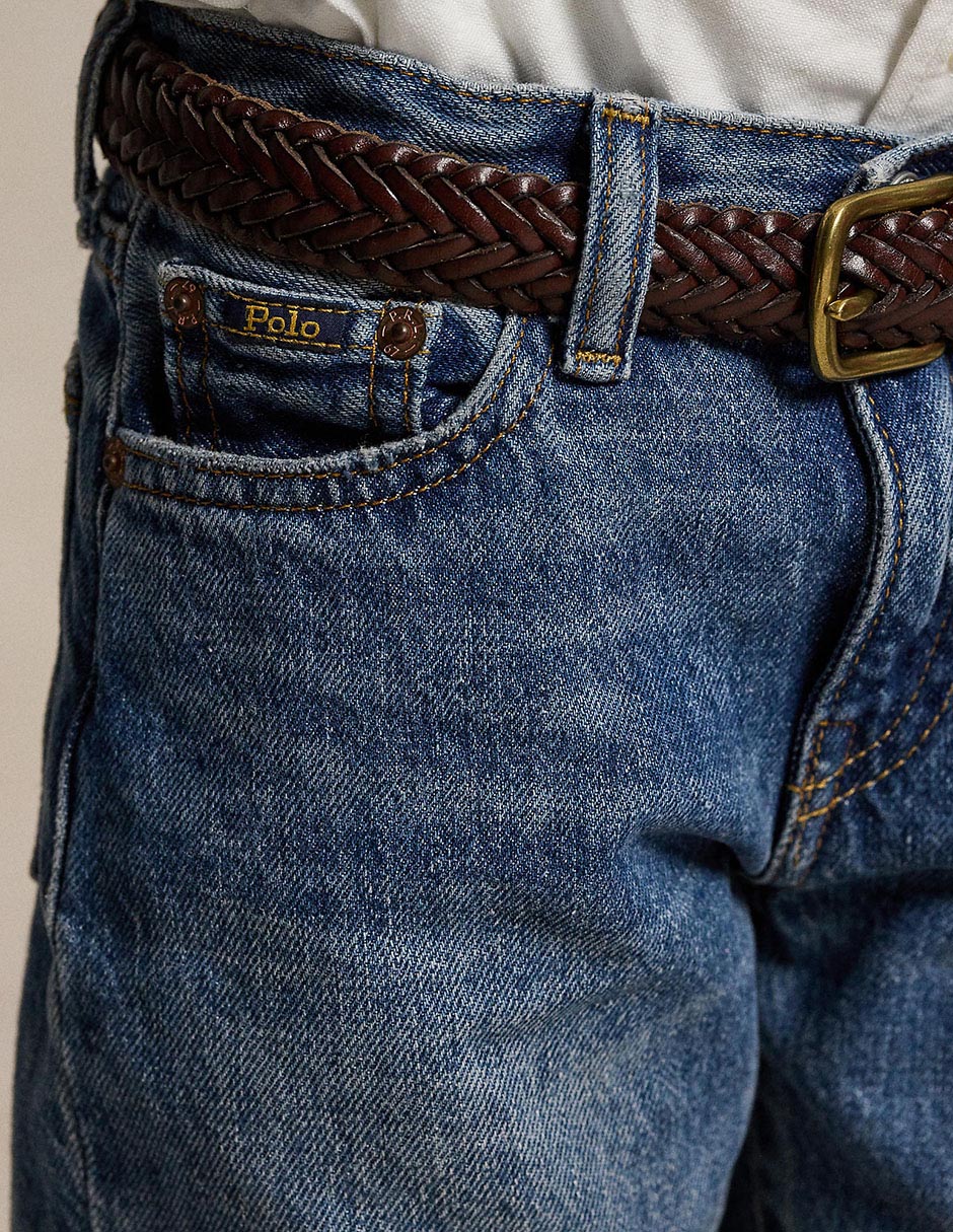 Jeans Straight deslavado para niño 4