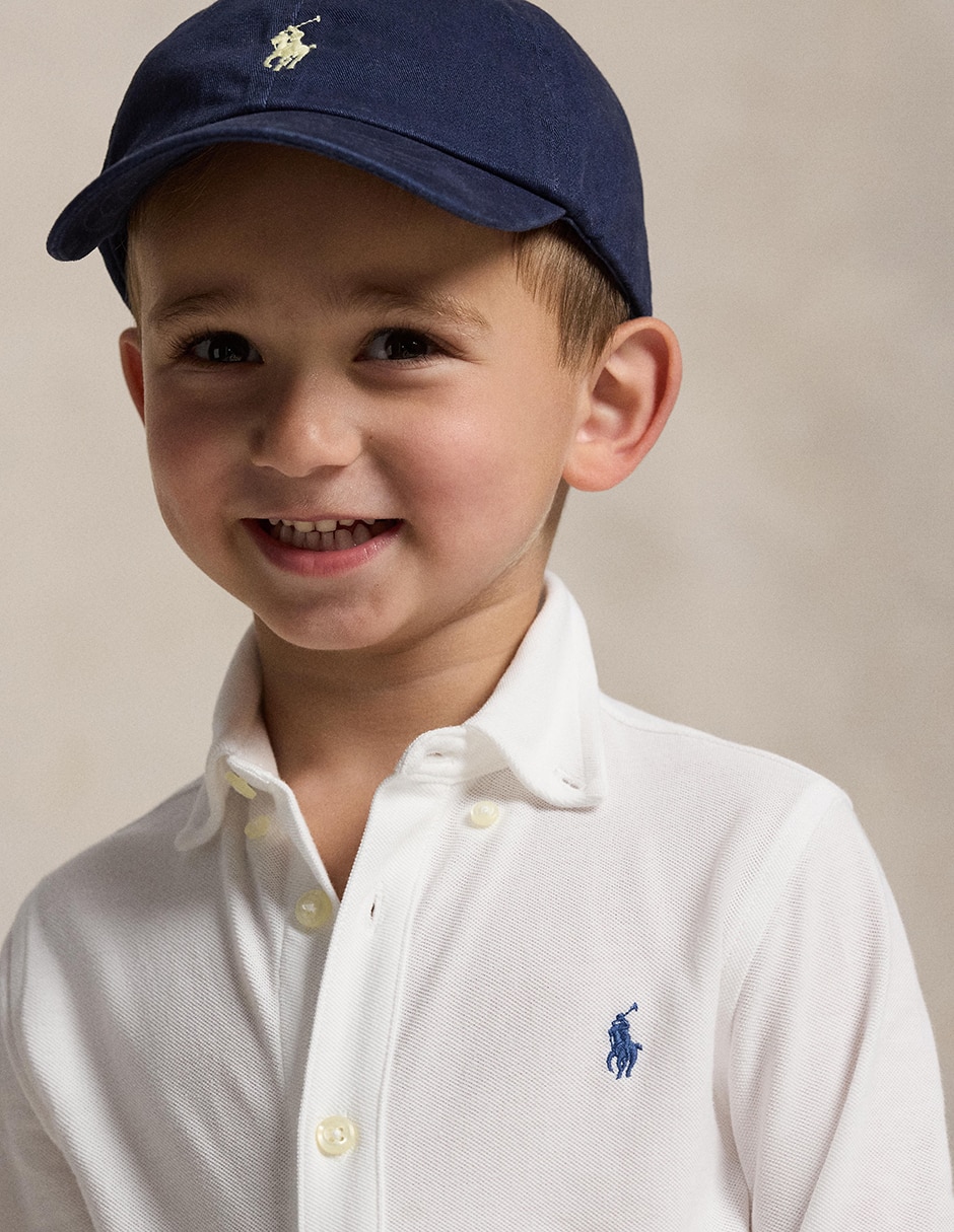 Camisa casual de algodón manga larga para niño 3