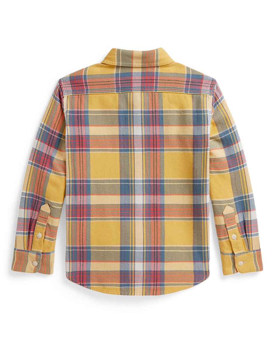 Camisa casual Polo Ralph Lauren manga larga para niño 2