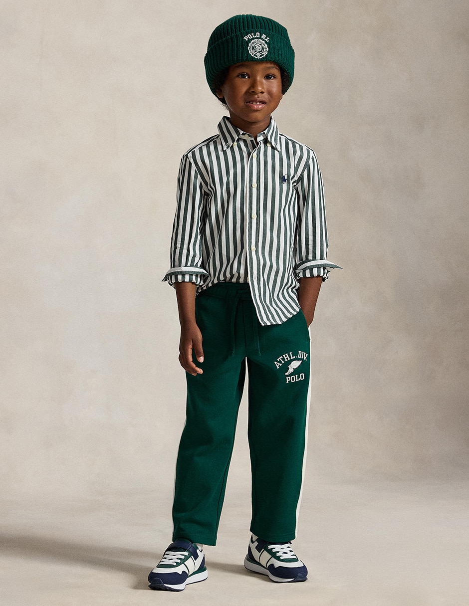 Camisa casual de algodón manga larga para niño Camisa casual de algodón manga larga para niño