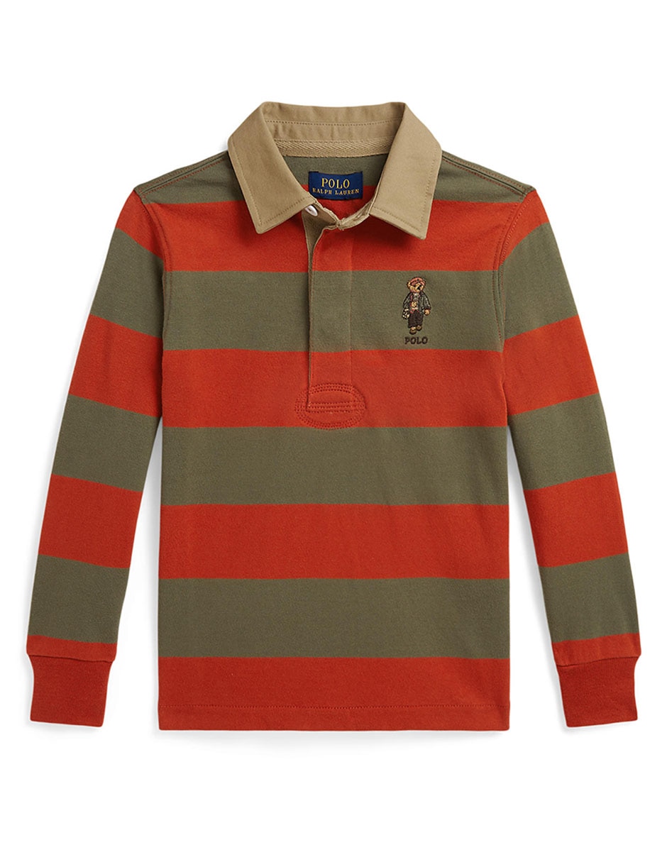 Playera tipo Polo de algodón para niño Playera tipo Polo de algodón para niño