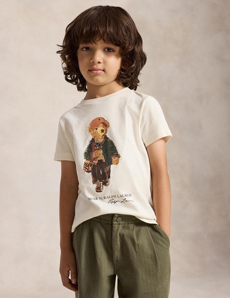 Playera manga corta para niño