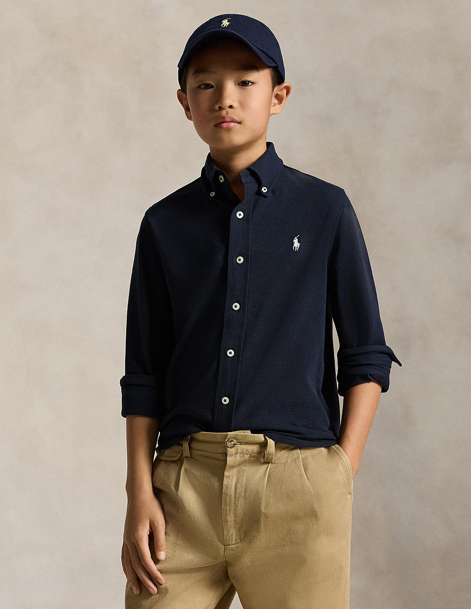 Camisa casual manga larga para niño 2
