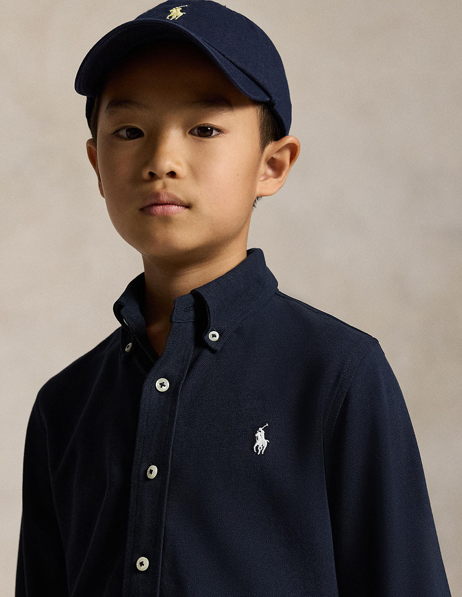 Camisa casual manga larga para niño 3