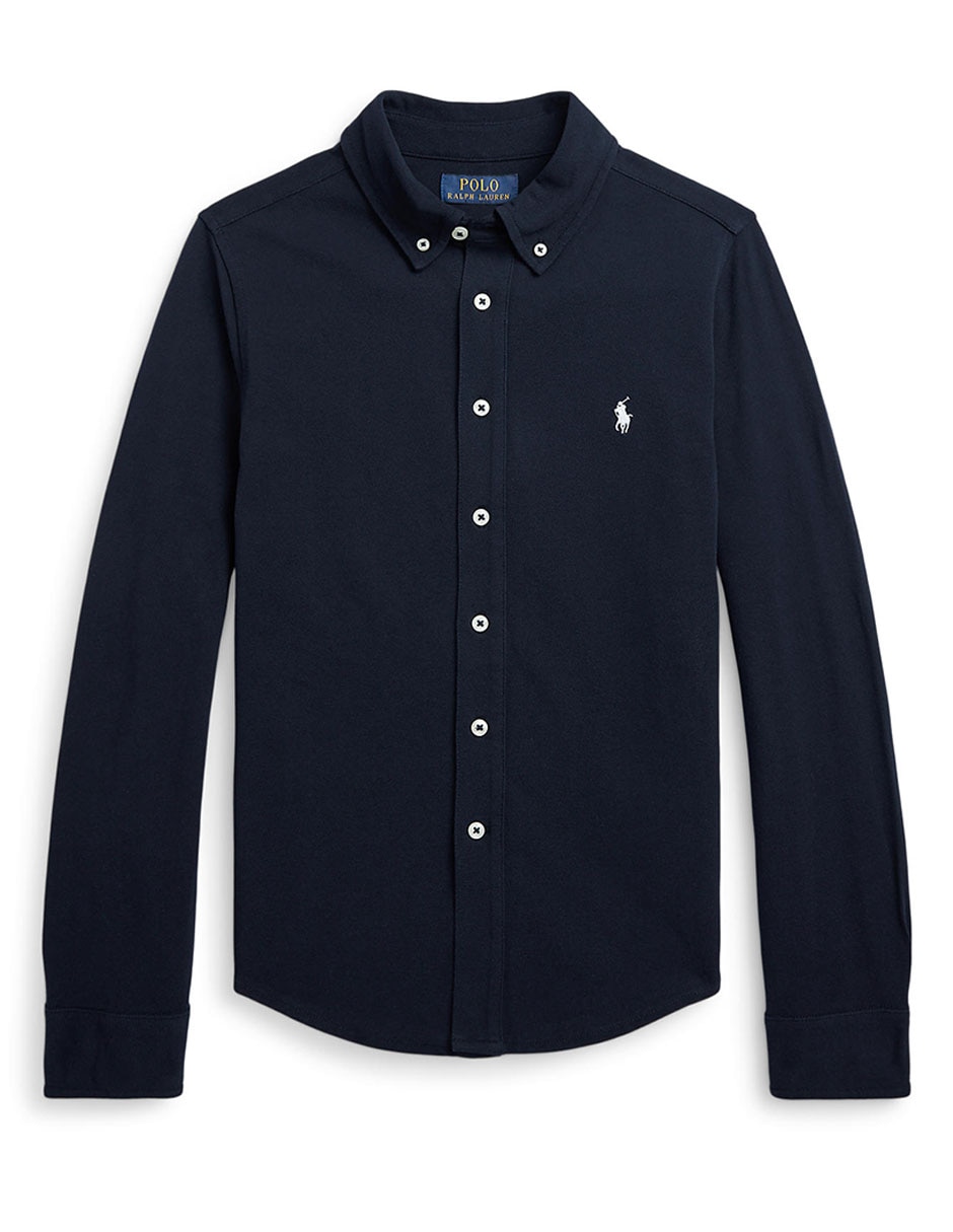 Camisa casual manga larga para niño 4