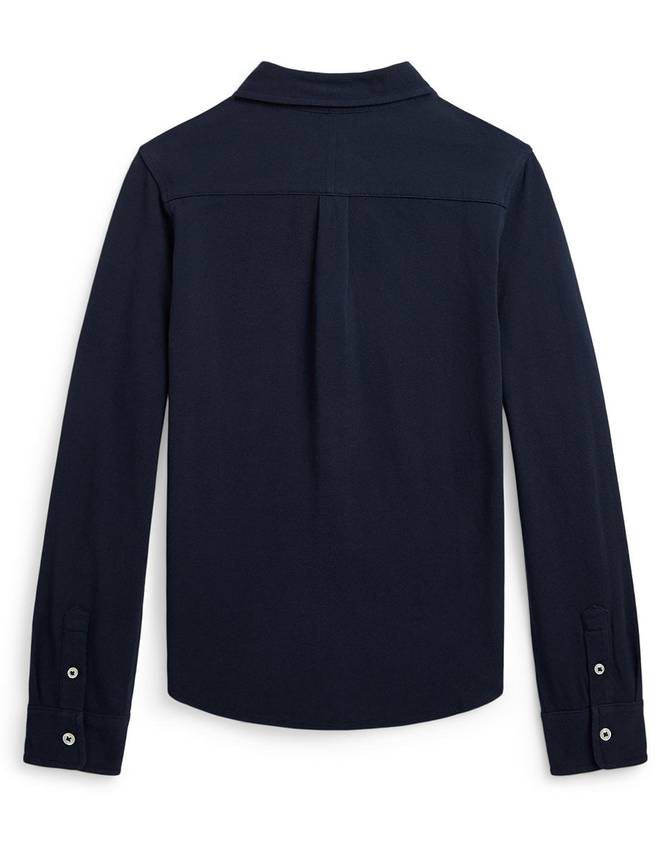 Camisa casual manga larga para niño 5