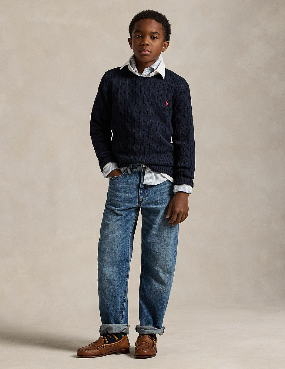 Jeans lavado medio para niño Jeans lavado medio para niño