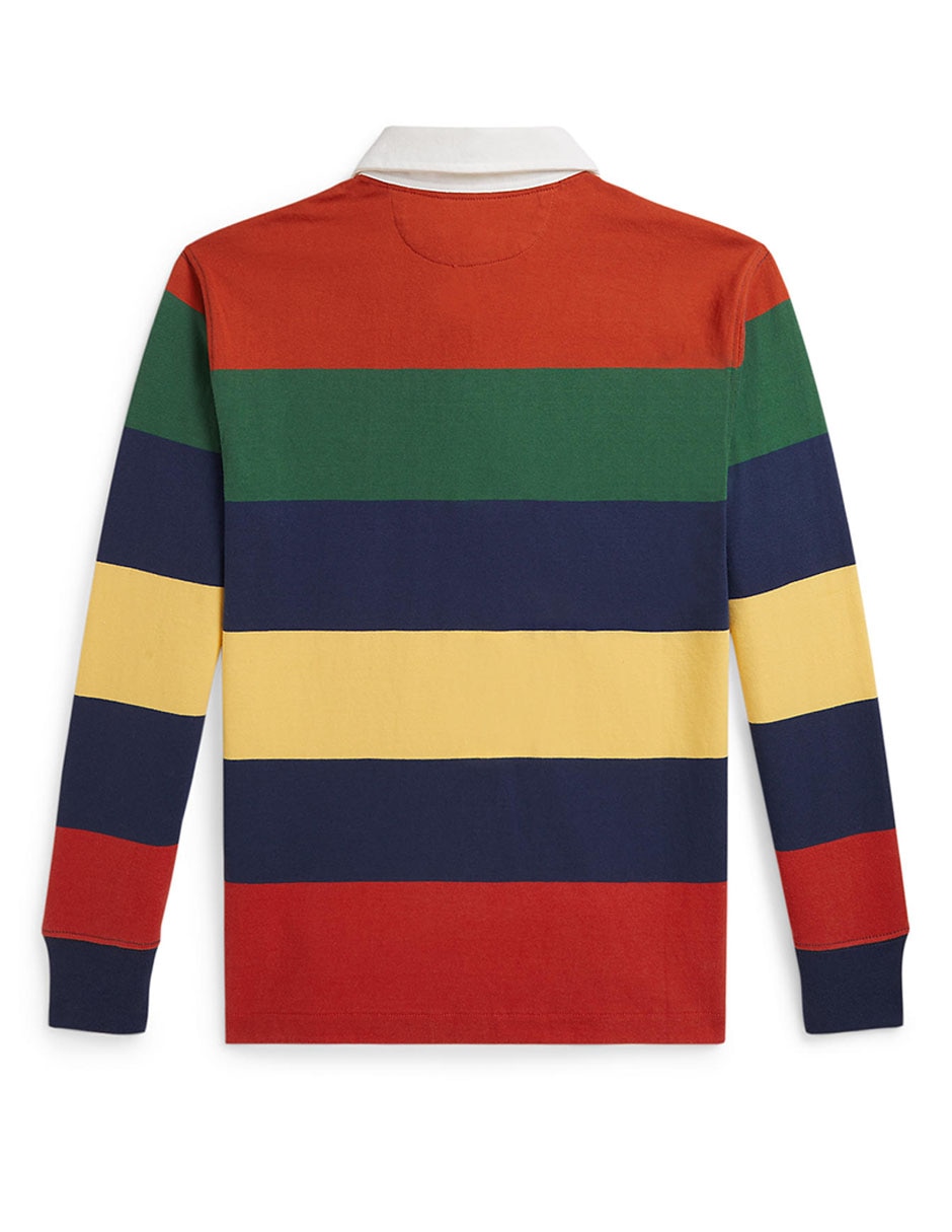 Playera tipo polo de algodón para niño 2