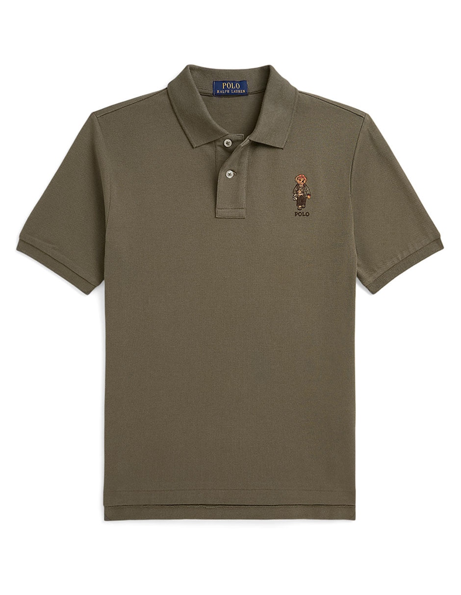 Playera tipo polo de algodón para niño Playera tipo polo de algodón para niño