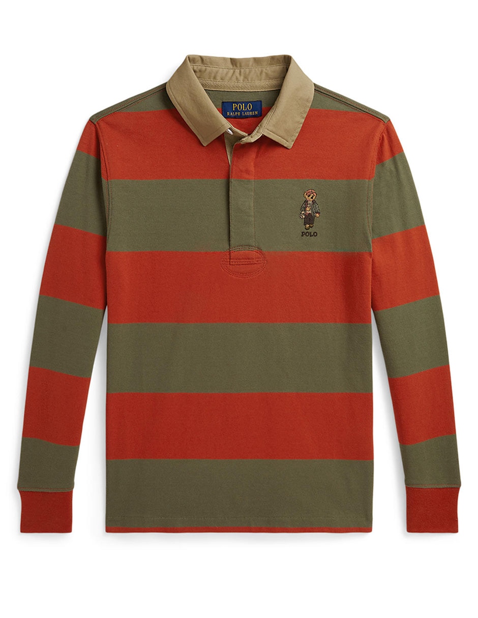 Playera tipo polo de algodón para niño Playera tipo polo de algodón para niño