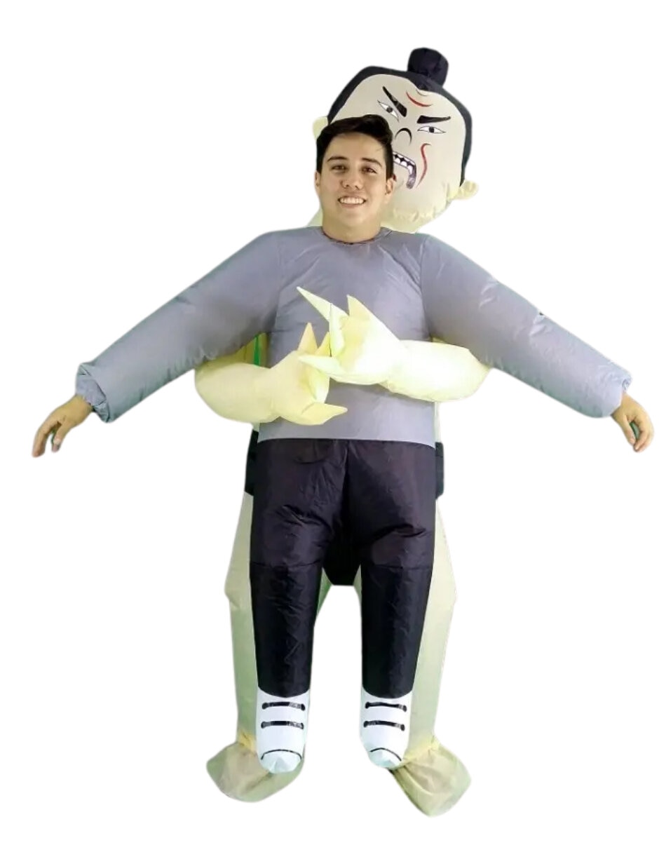 Disfraz disfraz inflable de personaje luchador unisex Disfraz disfraz inflable de personaje luchador unisex