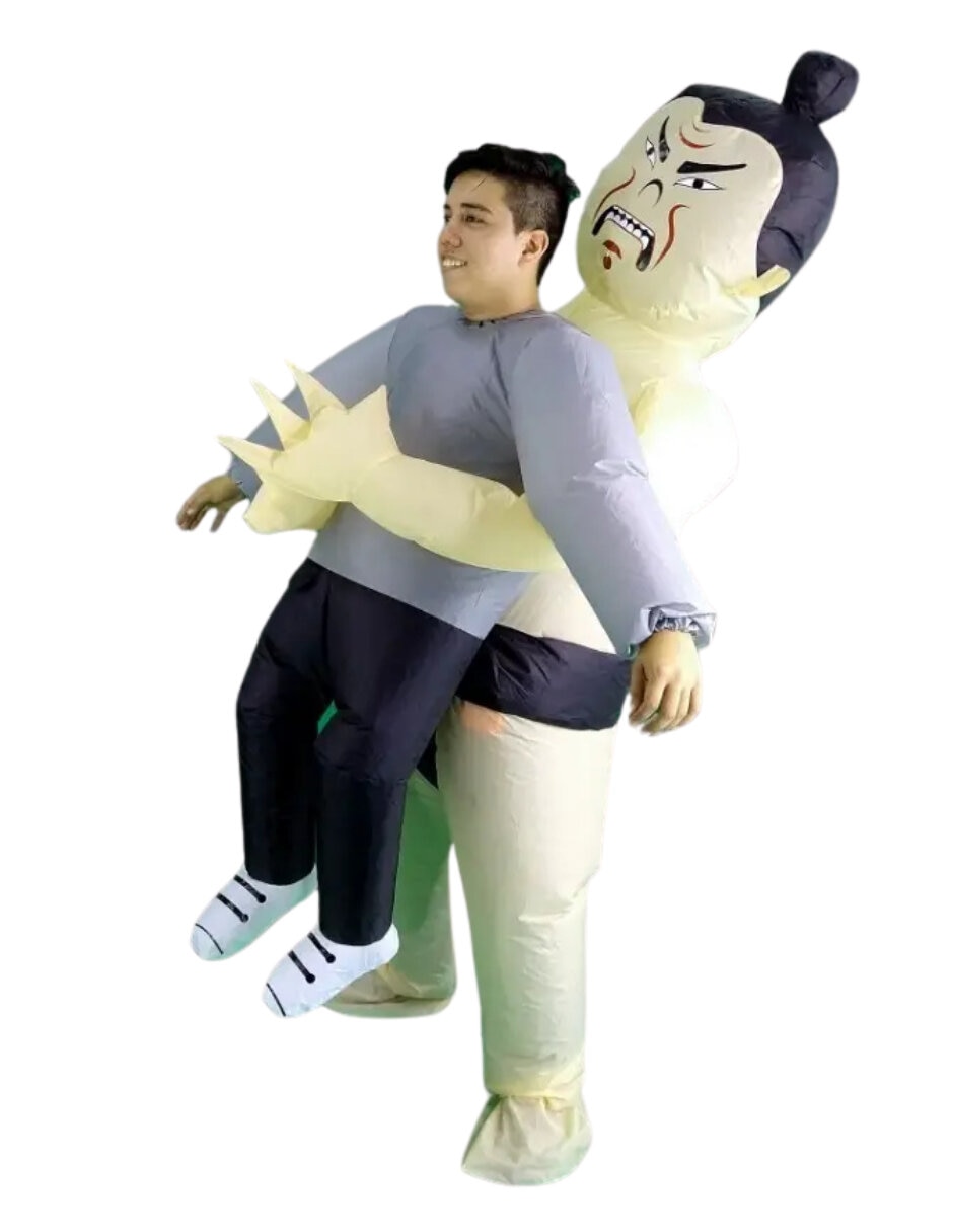 Disfraz ghoulish productions disfraz inflable de personaje luchador unisex