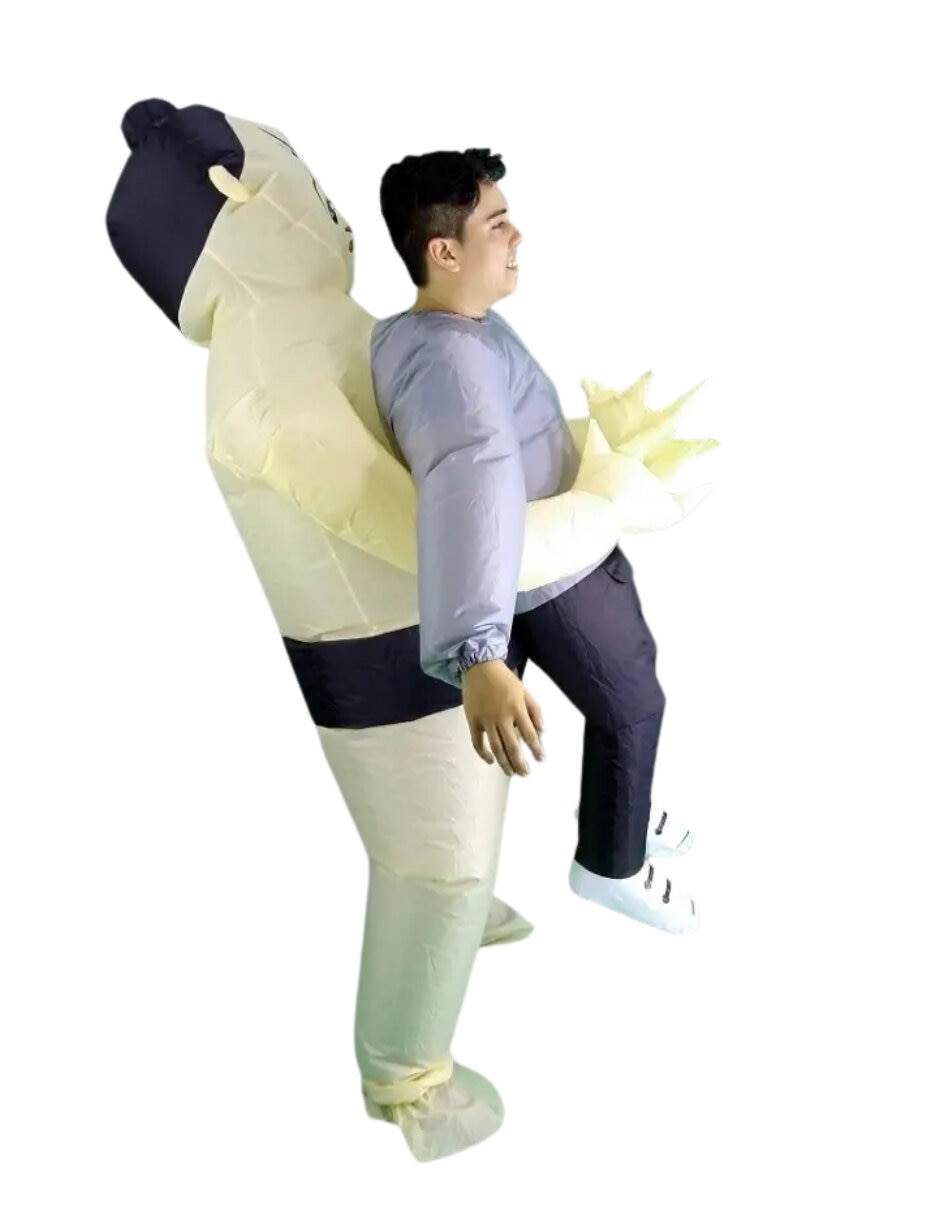 Disfraz ghoulish productions disfraz inflable de personaje luchador unisex