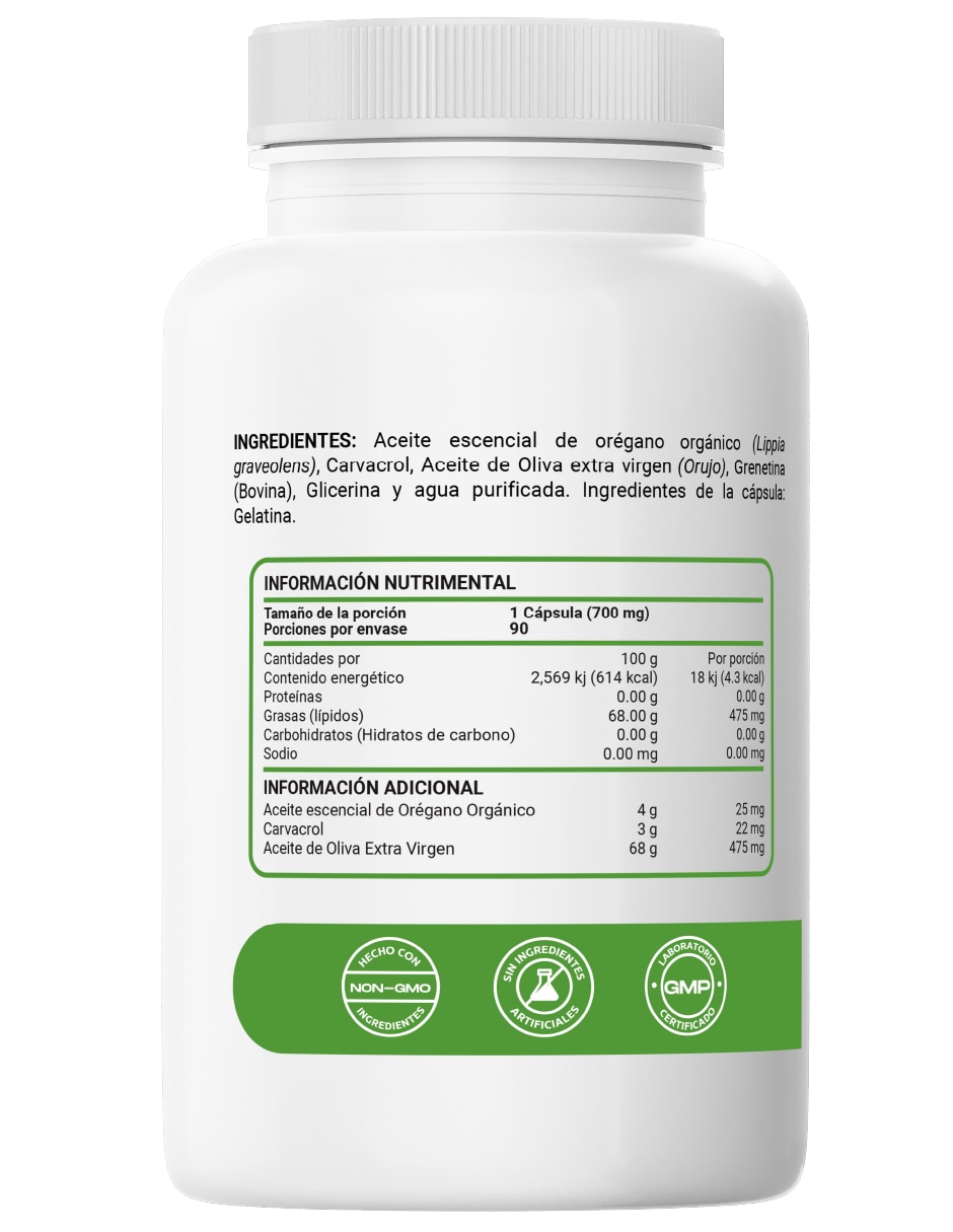 Aceite de Oregano Orgánico Restart