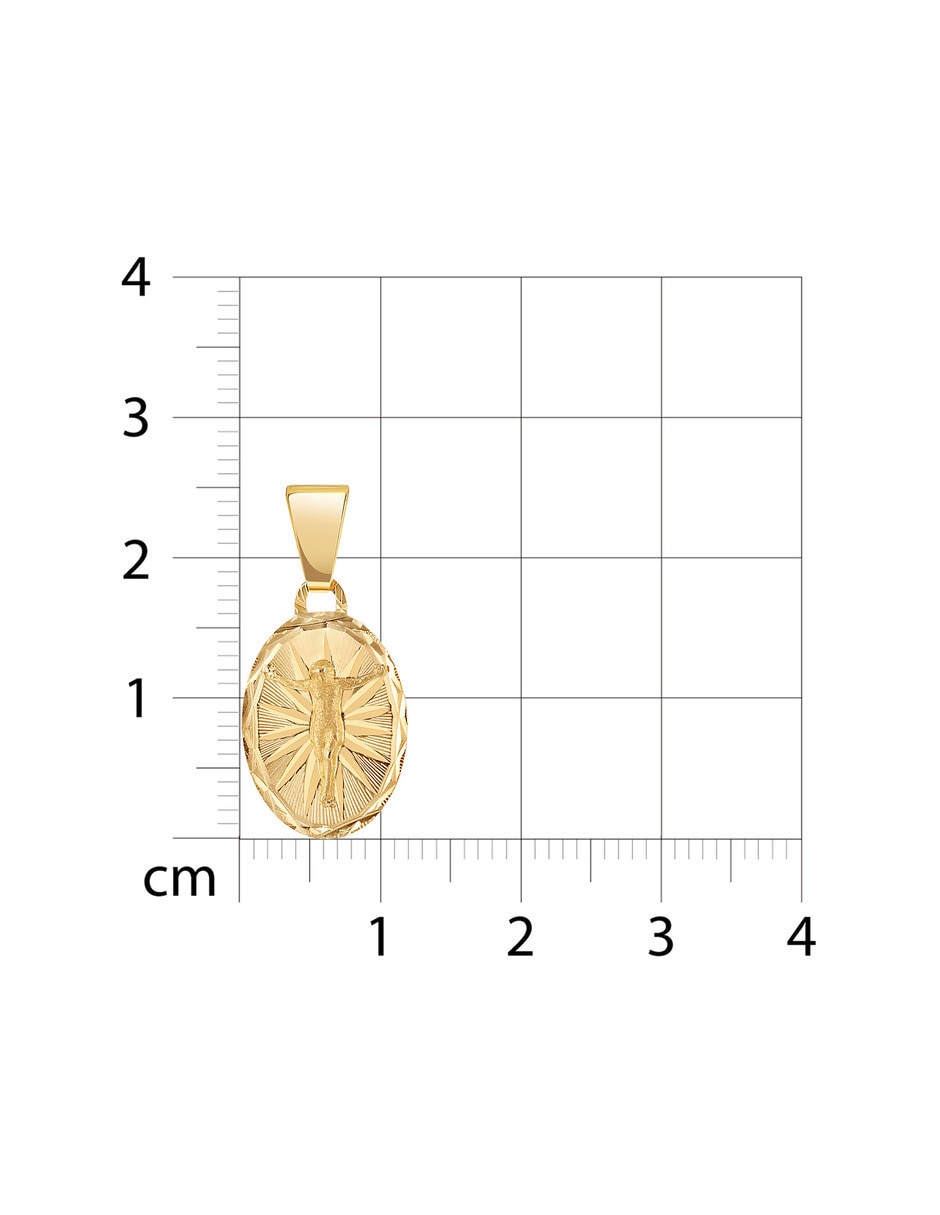 Medalla de cristo joyerías bizzarro sin colección cristo de oro amarillo 14 k