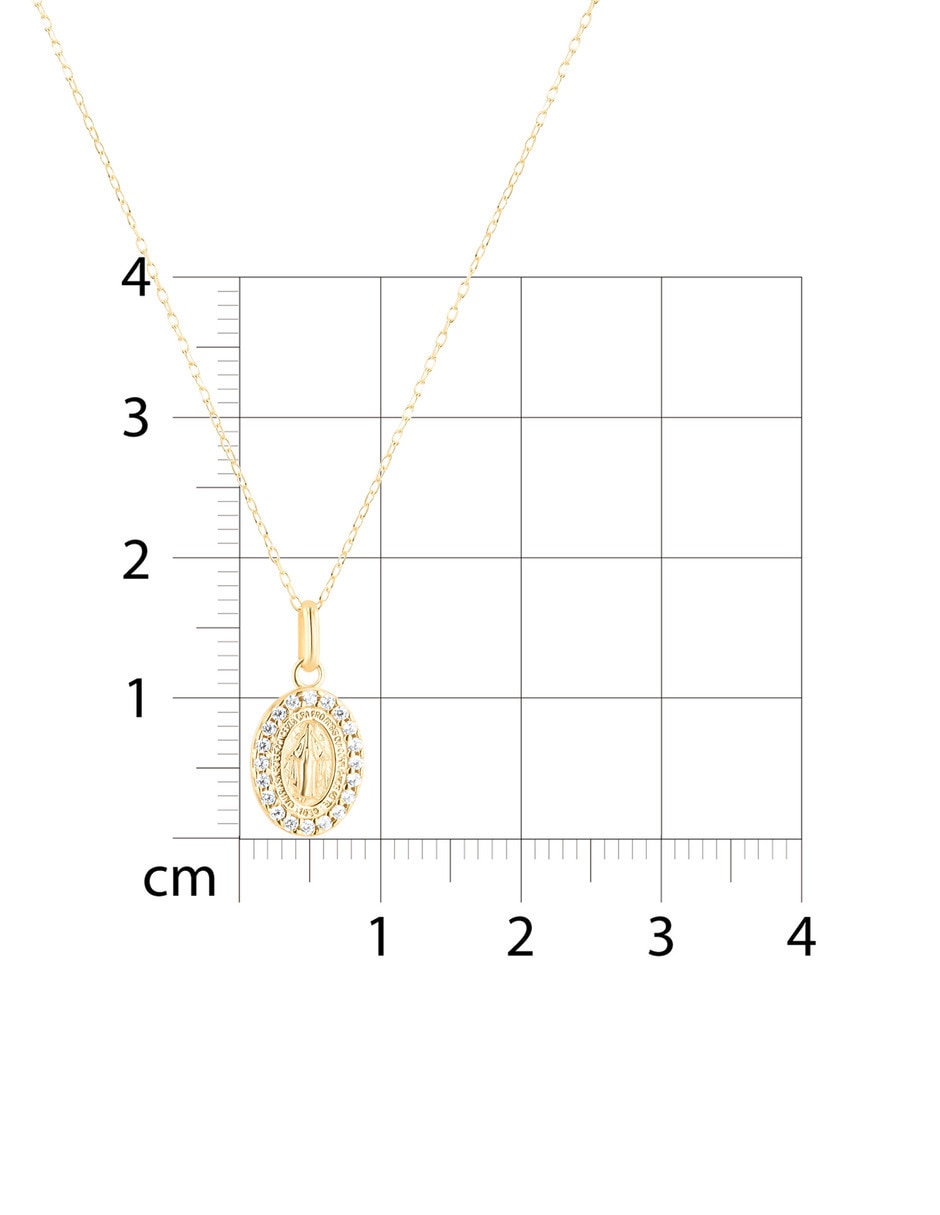 Medalla de virgen sin colección virgen de guadalupe de oro amarillo 14 k 6