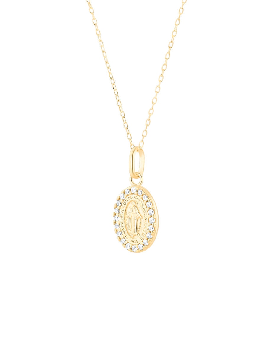 Medalla de virgen sin colección virgen de guadalupe de oro amarillo 14 k 2