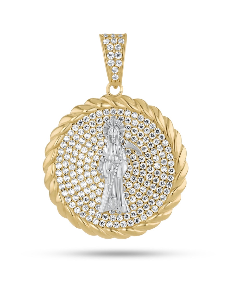 Medalla de la muerte sin colección de oro amarillo 14 k Medalla de la muerte sin colección de oro amarillo 14 k