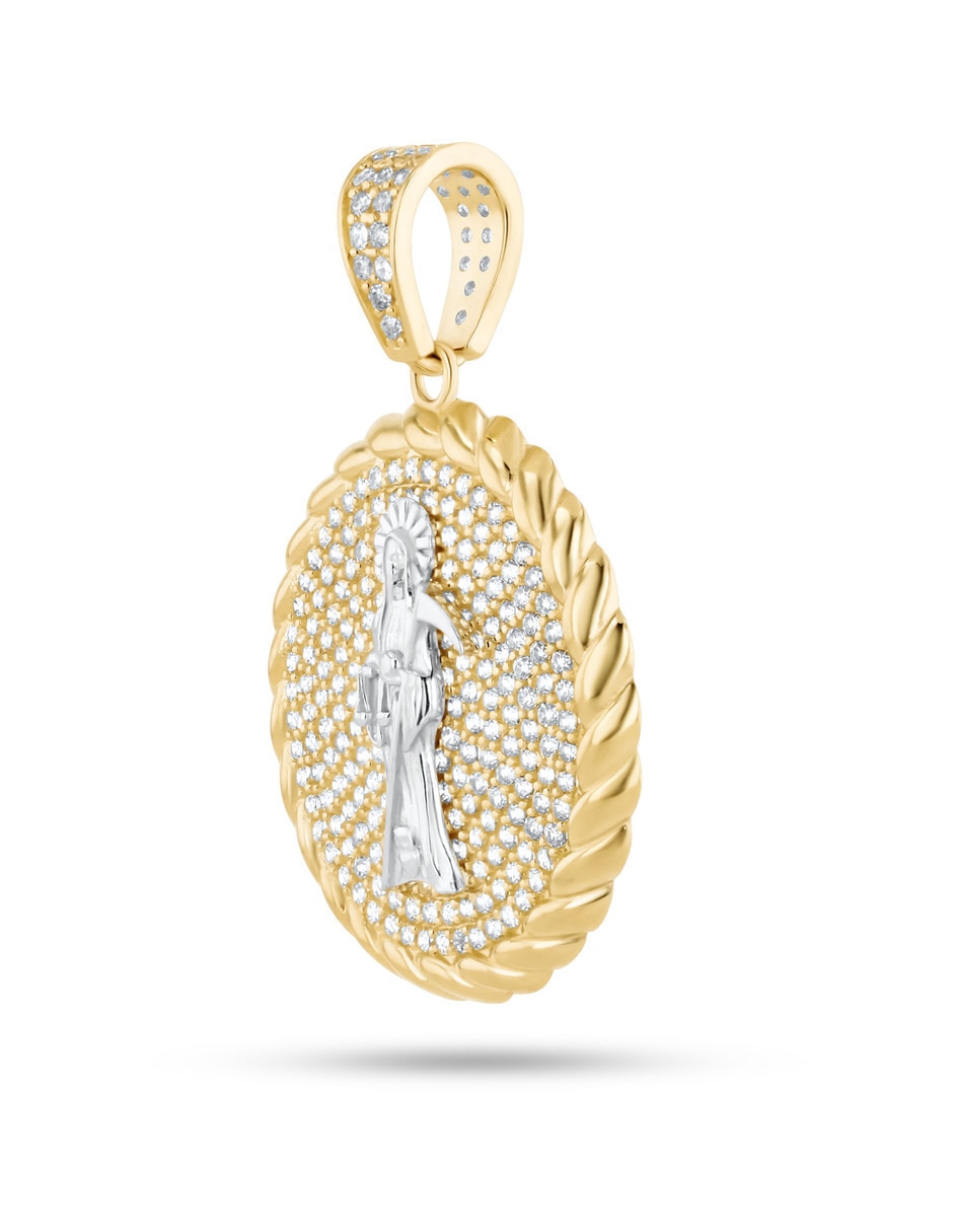 Medalla de la muerte sin colección de oro amarillo 14 k 2