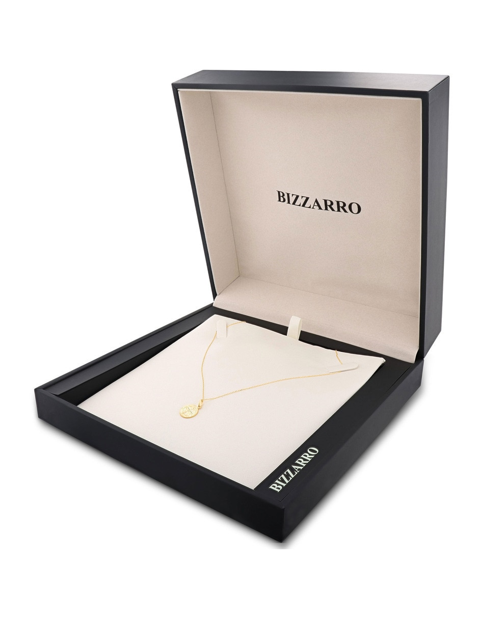 Medalla de personaje joyerías bizzarro sin colección san benito de oro amarillo 14 k
