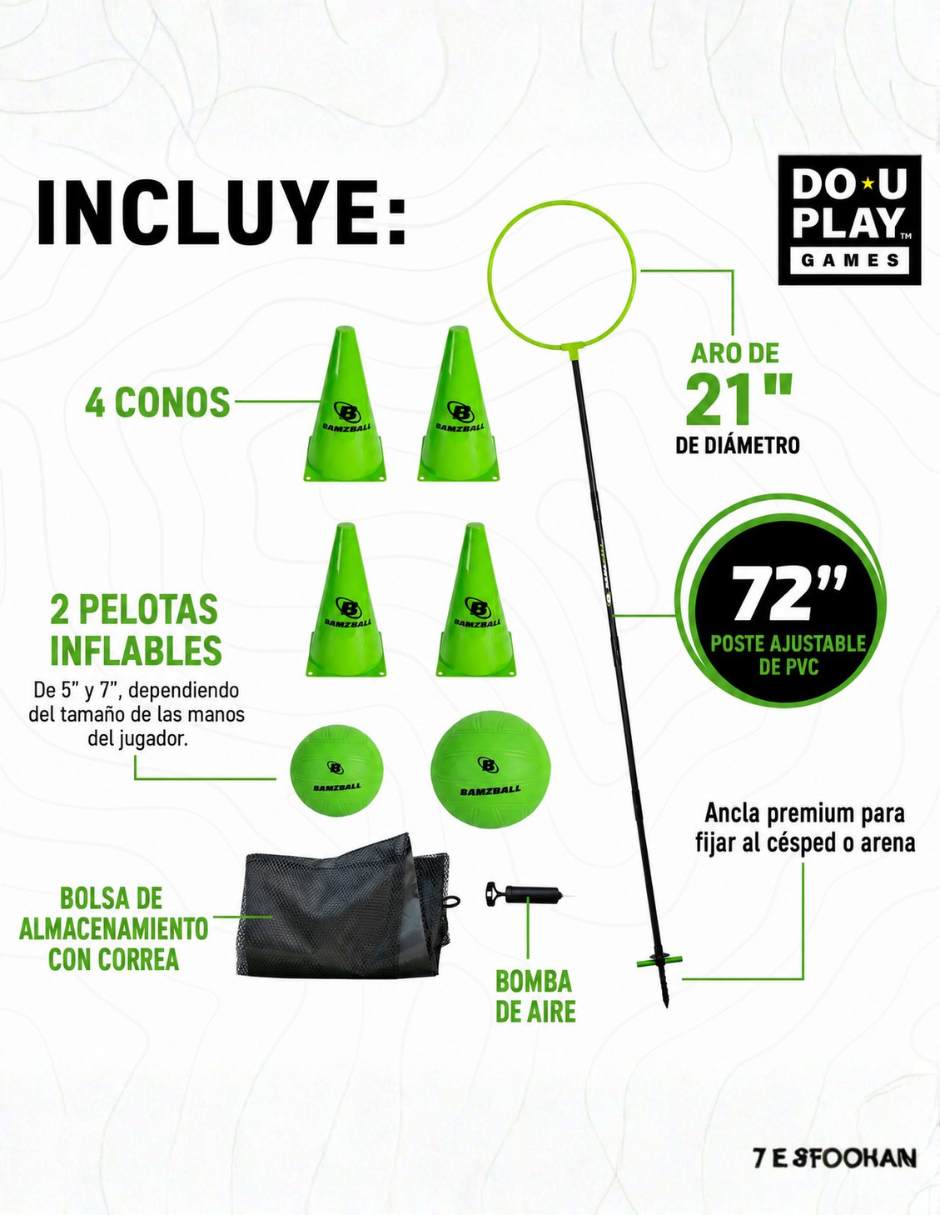 Set juego de lanzamiento hape