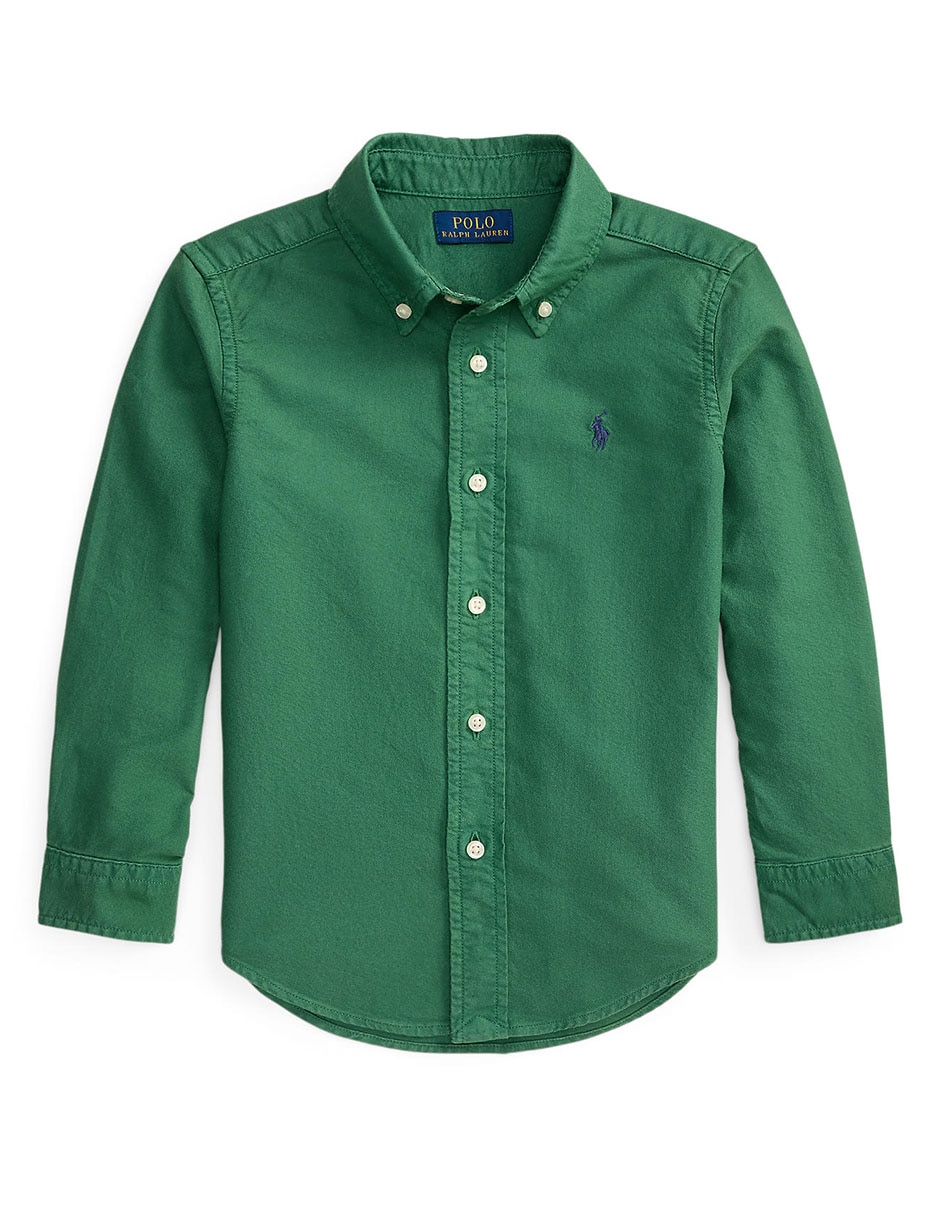 Camisa casual manga larga para niño
