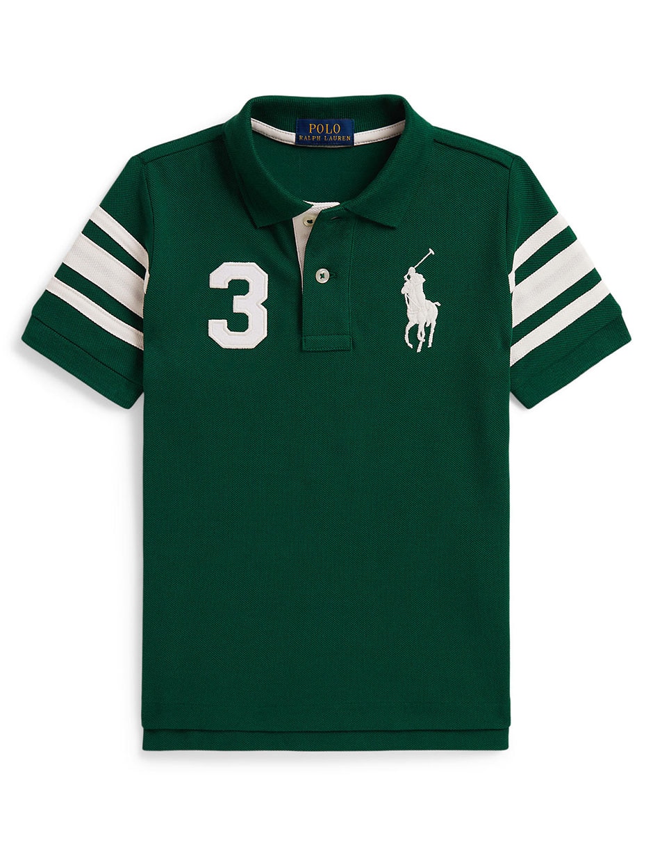 Playera tipo polo polo ralph lauren de algodón para niño Playera tipo polo polo ralph lauren de algodón para niño