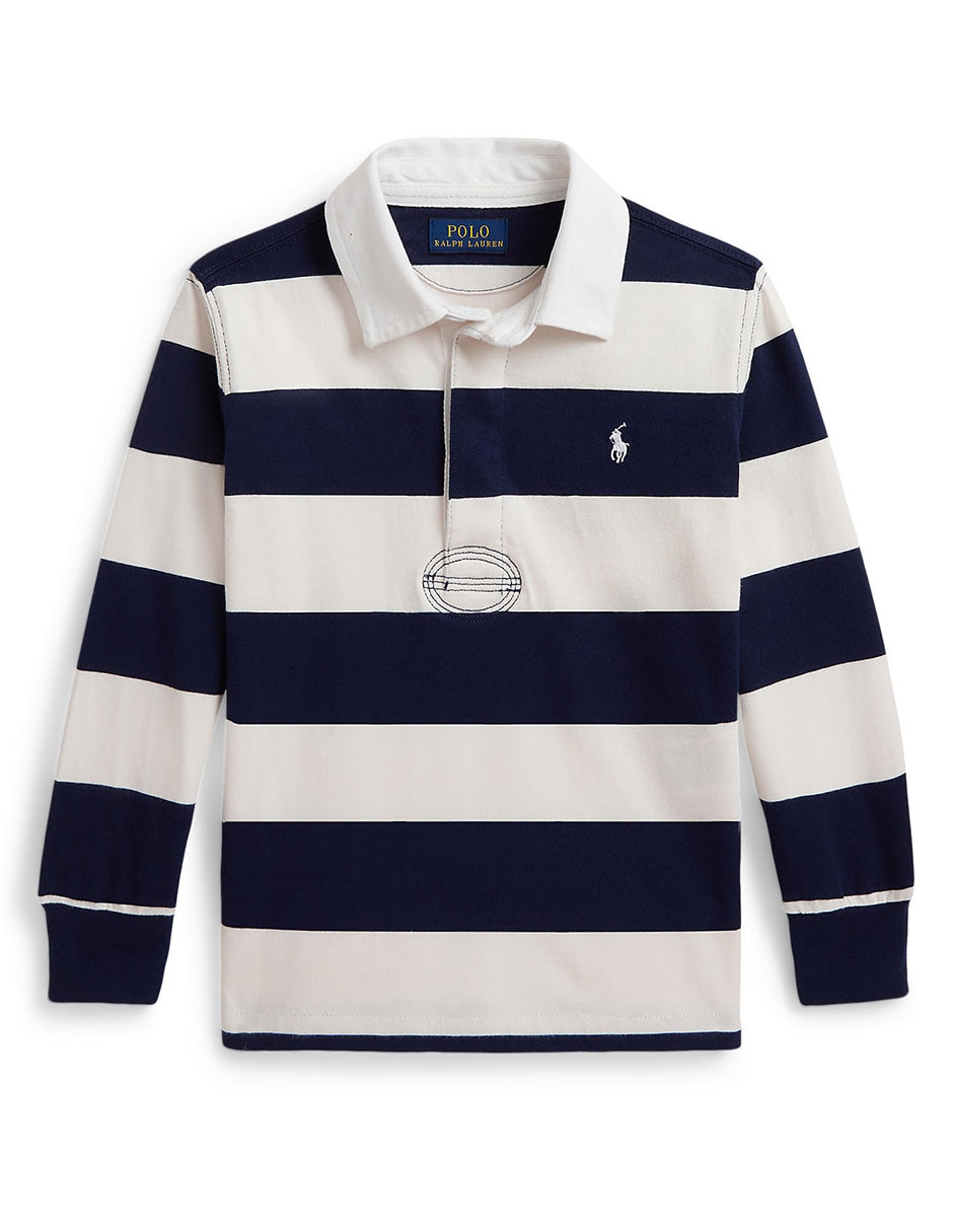 Playera tipo polo polo ralph lauren de algodón para niño